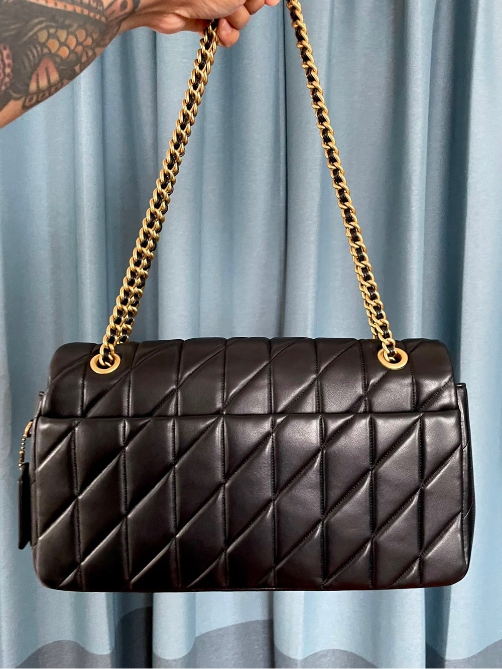 Coach Tabby 33 EUC - Black Nappa Leather - Brass Hardware - Picture 2 of 16